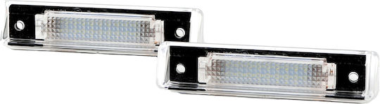 License Plate Lights LED Mercedes-Benz SL W124 Combi / R129 SL 1989-2001 2 Pieces