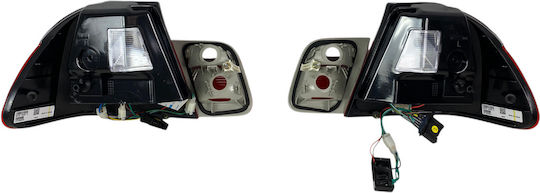 Πίσω Φανάρια Led Bmw E46 Sedan 1998-2001 Φιμέ Φλάς Σετ 2τμχ Rb21lrb