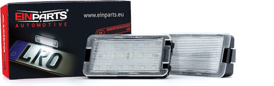 Einparts Светлини За Регистрационната Табела LED Seat Altea / Ibiza 2 Бройки