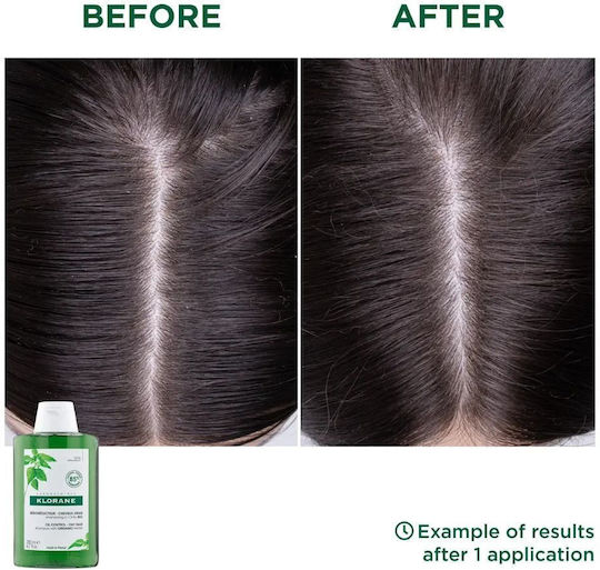 Klorane Oil Control Nettle Σαμπουάν Όγκου για Λιπαρά Μαλλιά 200ml