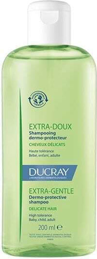Ducray Extra Gentle Шампоан за Чувствителен Скалп за Крехка Коса 200мл