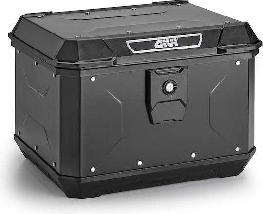 Givi 2 Alpina Portbagaj Motocicletă Monolock din Aluminiu 44 l Negru