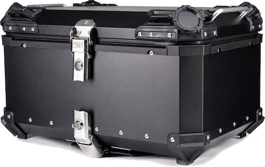 Black One Motorcycle Top Case Aluminum 65lt Black