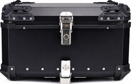 Black One Motorcycle Top Case Aluminum 65lt Black