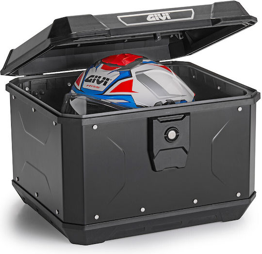 Givi 2 Alpina Portbagaj Motocicletă Monolock din Aluminiu 44 l Negru