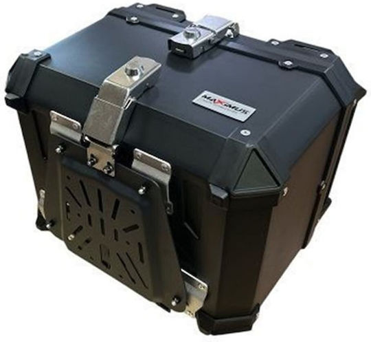 Maximus MX702 Motorcycle Aluminum Top Case 45lt Black
