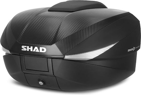 Shad SH58X Μπαγκαζιέρα Μοτοσυκλέτας 58lt Μαύρη