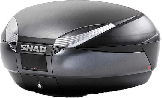 Shad SH-48 Μπαγκαζιέρα Μοτοσυκλέτας 48lt Grey/Black