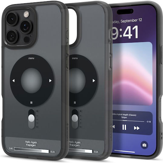 Spigen Ultra Hybrid Задна корица Пластмаса 2мм Classic Black (iPhone 16 Pro)