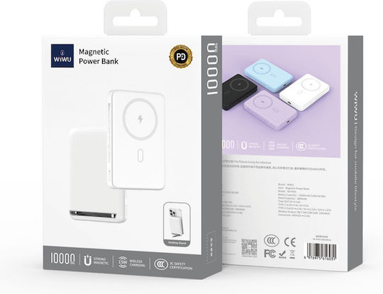 Wiwu WI-P043 MagSafe Power Bank 10000mAh Weiß