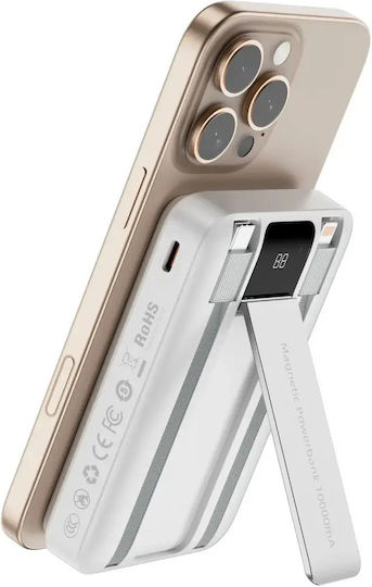 Wiwu P061 MagSafe Power Bank 10000mAh 22.5W Power Delivery White