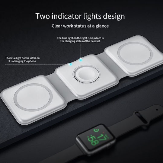 SiiPro Φορτιστής Magsafe 15W Power Delivery Μαύρος (SW-42B)