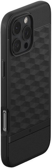 Caseology Parallax Mag Back Cover Σιλικόνης Matte Black (iPhone 16 Pro)