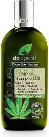 Dr.Organic Hemp Oil Conditioner Shampoos Reconstruction/Nourishment for All Hair Types 265ml