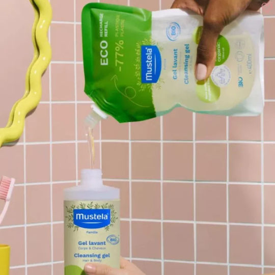 Mustela Bio Cleansing Nachfüllung Shampoo Hydratation 400ml