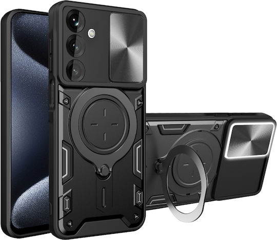 Techsuit Back Cover Silicone Black (Oppo A17)