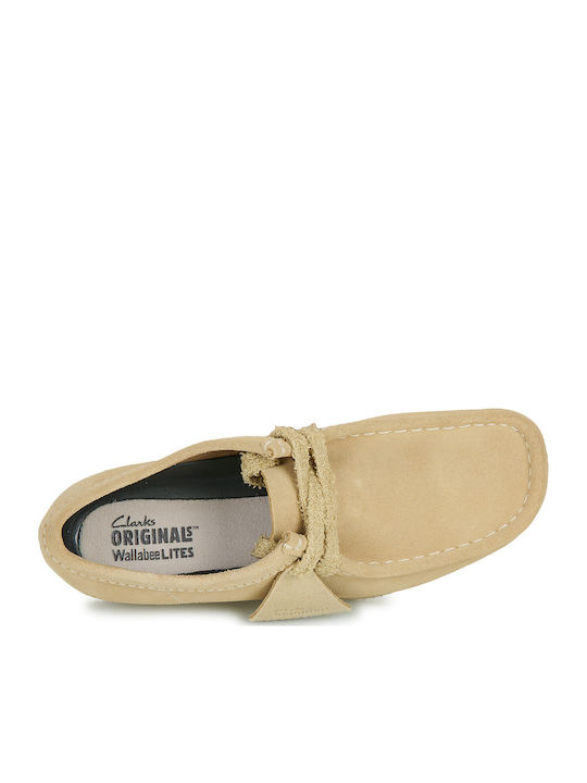 Wallabee Γυναικεία Oxfords σε Μπεζ Χρώμα