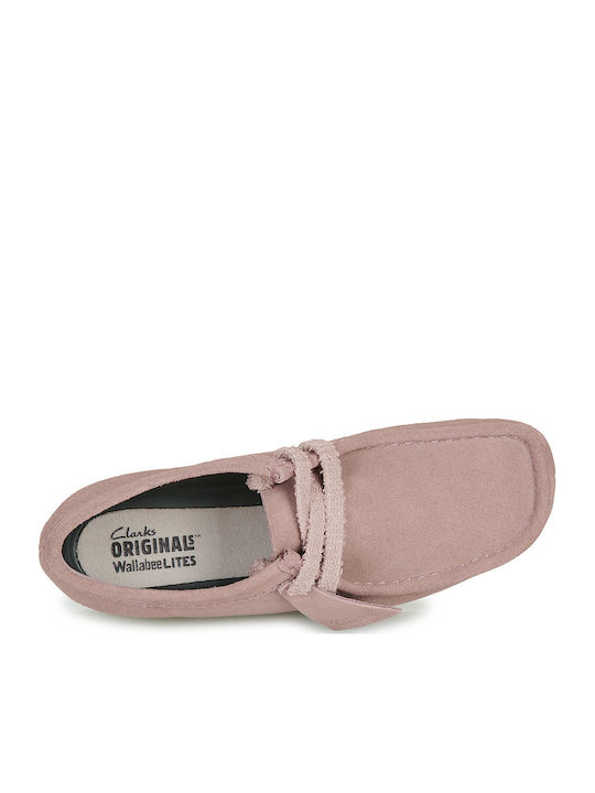 Wallabee Damen Oxfords in Rosa Farbe