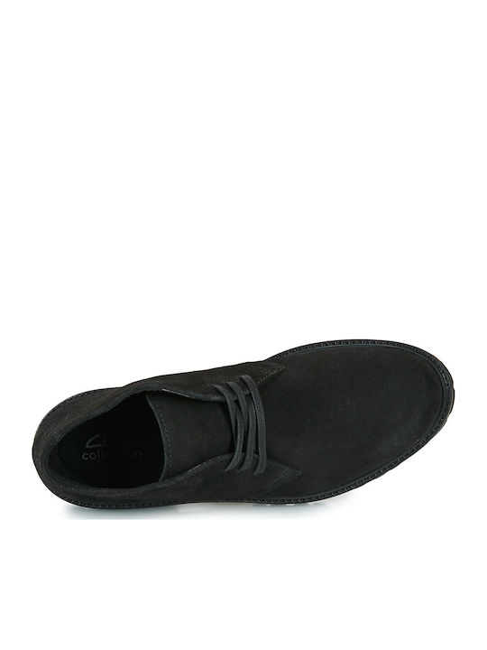 Suede Ανδρικά Μποτάκια Μαύρα