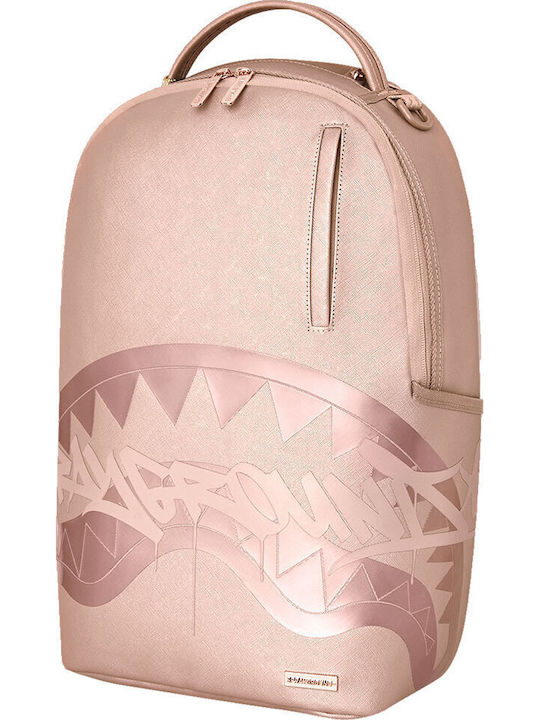Sprayground Ghiozdan de Spate pentru Școala Gimnazială - Liceu cu Husă pentru Sticlă de Apă Shadow Sharks Rose Ghost 29 x 15 x 45 cm