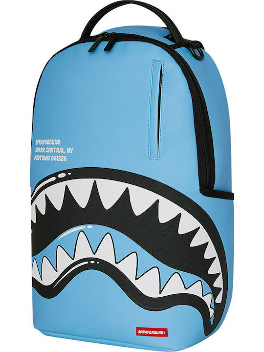 Sprayground School Backpack for Junior High-High School with Water Bottle Holder Shark Central Bubble Shark 29 x 15 x 45cm