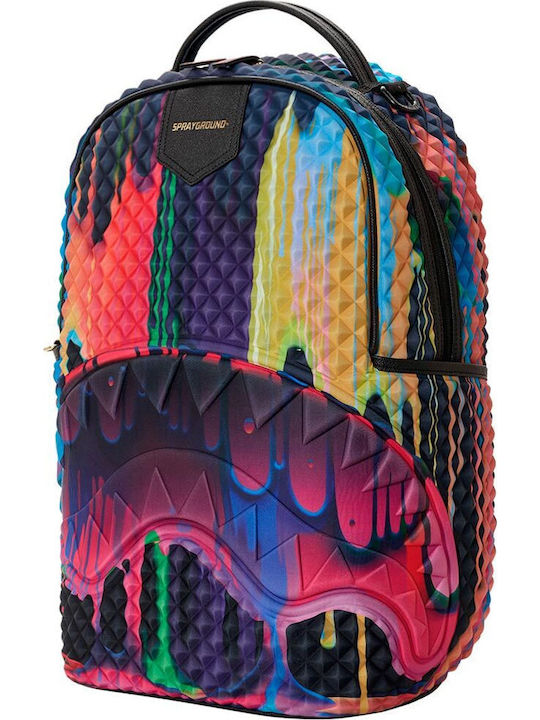 Sprayground Schulranzen Rucksack für Junior High-High School mit Flaschenhalter Samurai Mehrfarbig 29 x 15 x 45cm