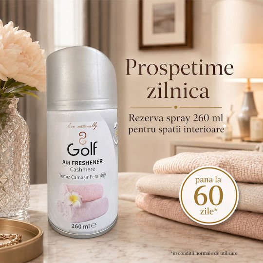 Golf Rezerve parfum pentru casă pentru dispozitive automate 260 Ml Parfum elegant