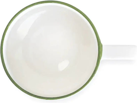 Duka Duka Kaffee Tasse aus Porzellan Grün 250ml
