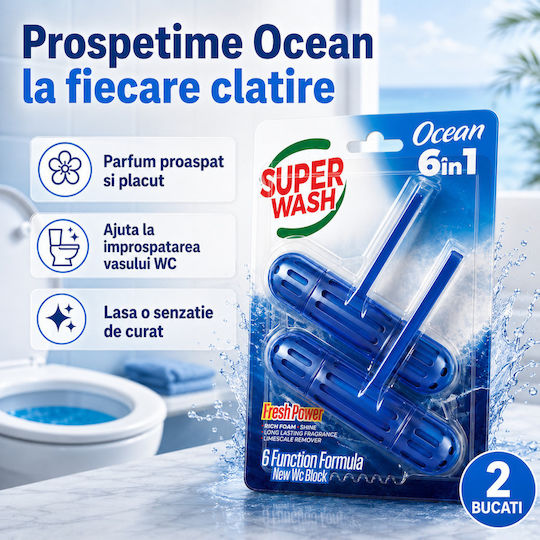 Block Λεκάνης με Άρωμα Φρεσκάδας 2x50gr