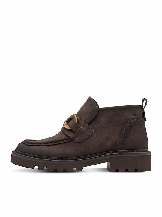 Damen Stiefeletten Braun