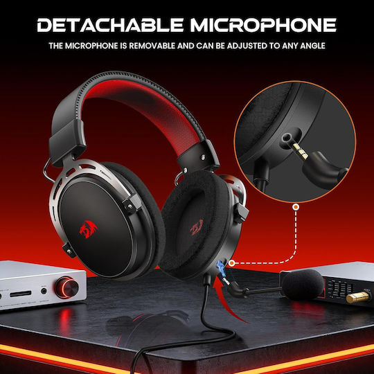 Redragon H541 Over Ear Gaming Headset με σύνδεση 3.5mm / USB for Nintendo Switch / PC / XBOX