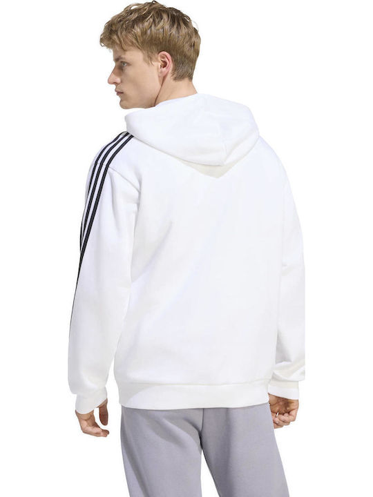 adidas M 3s Hooded Cardigan White/Black