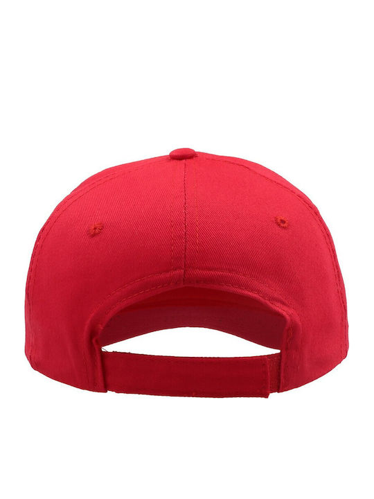 Atlantis Start Five 852 Πεντάφυλλο Καπέλο Τζόκεϊ 100% Βαμβάκι Twill 160gsm Red Atlantis Start Five 852 Πεντάφυλλο Καπέλο Τζόκεϊ 100% Βαμβάκι Twill 160gsm Red
