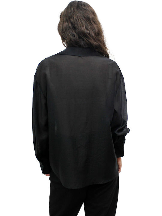 Long Sleeve Women's Shirt Black