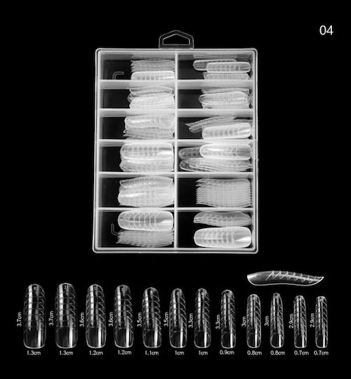 Koper Plastic Двойни форми Форми за удължаване на нокти No5 120бр