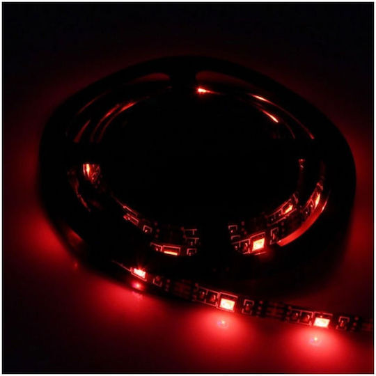 Rixme Waterproof Smart LED TV Strip USB 5V RGB Light 5m SMD5050 Type with Power Supply & Remote Control