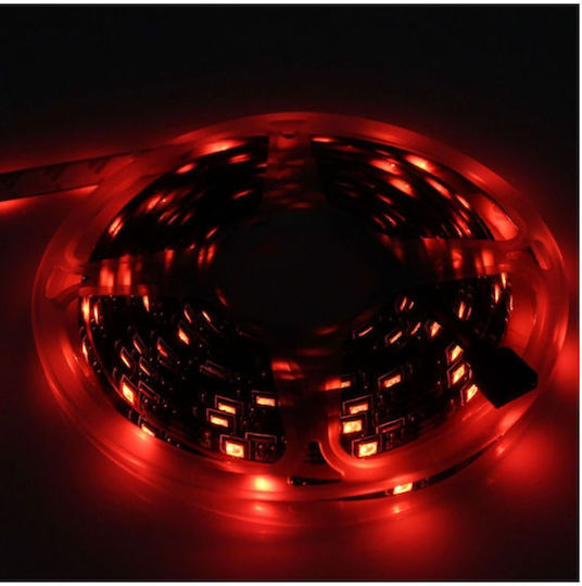 Rixme Waterproof Smart LED Strip USB 5V RGB Light 5m SMD5050 Type with Power Supply