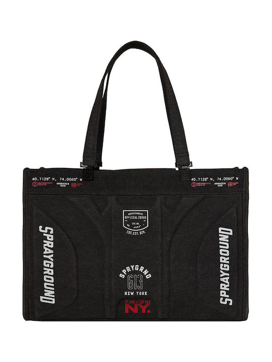 Geantă Dama Din Material Tote De Mână Neagră