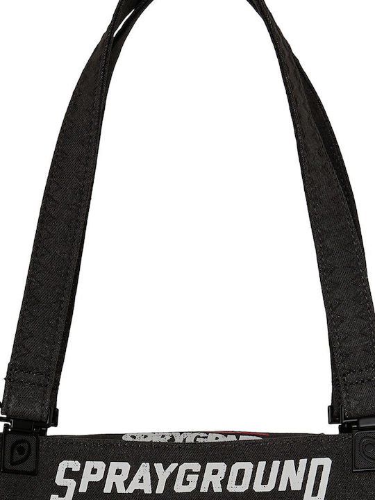 Geantă Dama Din Material Tote De Mână Neagră