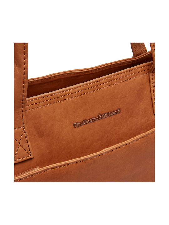 Leather Women's Tote Bag Tabac Brown