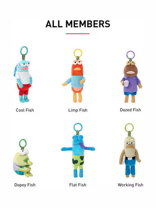 Plüschiger Schlüsselanhänger Hängend „Typ“ Spongebob Bikini Bottom Buddies – Blind Box
