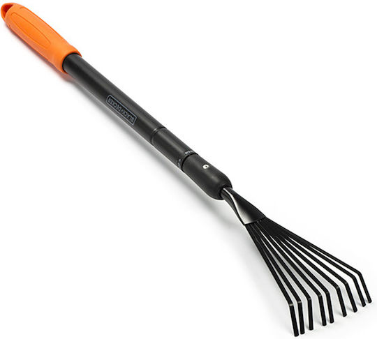 Black & Decker Τσουγκράνα Φύλλων με Κοντάρι 100cm