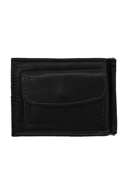 Кожен Money Clip Черен