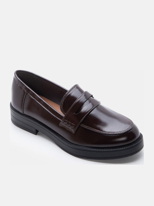 Women's Moccasins In Brown Colour