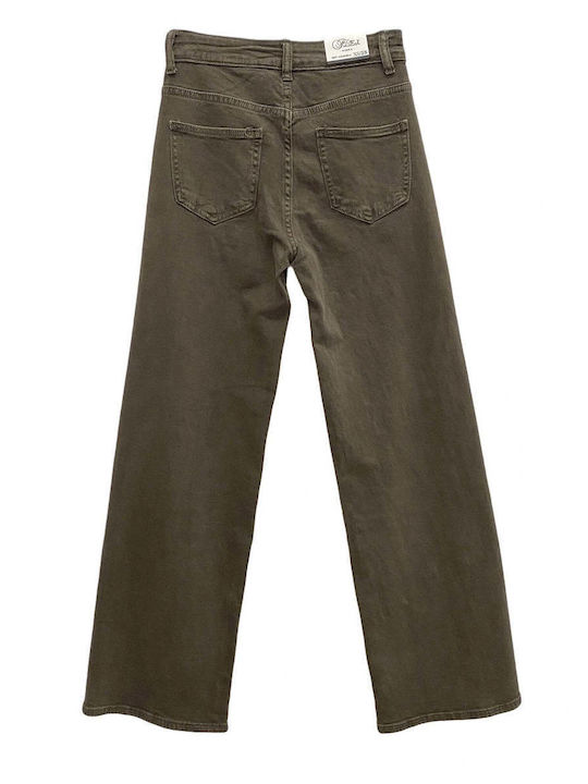 Pantaloni Jean de damă cu talie înaltă Maro