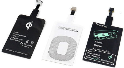 Δέκτης Φόρτισης Qi USB-C σε Μαύρο χρώμα