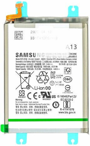 Samsung Servicepack Battery Ebba136aby Μπαταρία Αντικατάστασης 4900mAh για Samsung Galaxy A13 5G
