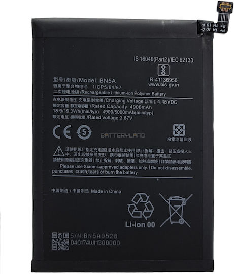 Compatible Replacement Battery 5000mAh for Redmi Note 10 5G / Redmi Note 10T 5G
