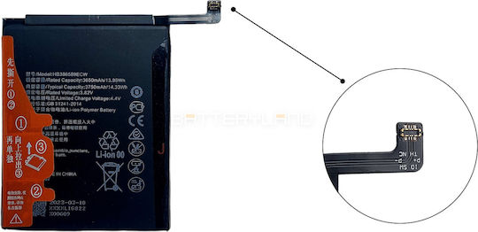 Συμβατή Μπαταρία Αντικατάστασης 3750mAh για Huawei P10 Plus