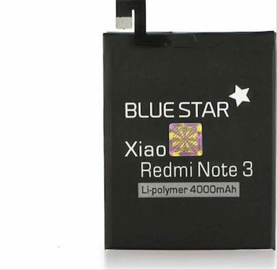 Blue Star Συμβατή Μπαταρία Αντικατάστασης 4000mAh για Redmi Note 3